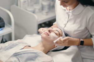 Hydrafacial or chemical peels